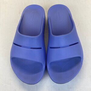 OOFOS OOahh Sz 10 Womens 8 Mens Slip On Slide Recovery Sandals Purple,Comfort